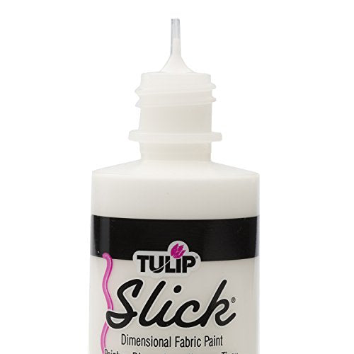 Tulip Dimensional Fabric Paint 4 oz Slick White 3 Pack, 4 Fl Oz (Pack of 3), 3 Count