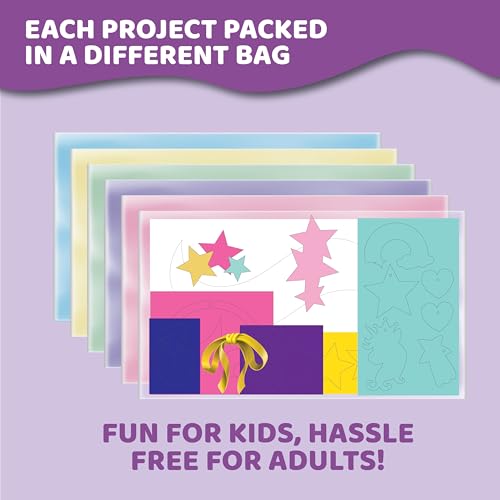 jackinthebox Unicorn Craft kit for 3 to 5 Year olds | 3 Craft Projects | Great Gift for Girls Ages 3,4,5 Years
