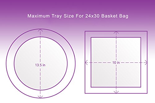 Purple Q Crafts Clear Basket Bags, 10 Pack Large Clear Cellophane Wrap for Baskets & Gifts 24"x30" 1.5 Mil Thick (10)