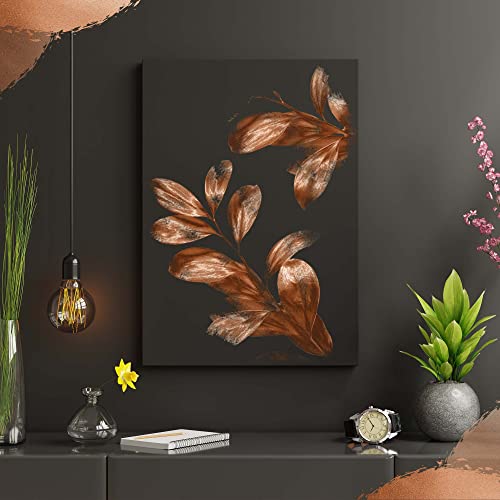 KraftiSky Copper Leaf Sheets - 100 Real Copper Foil Leaves 14x14 cm Metallic Rose Gold Leaf for Craft DIY Proejcts, Paintings, Gilding, Furniture, Makeup & Nail Art…