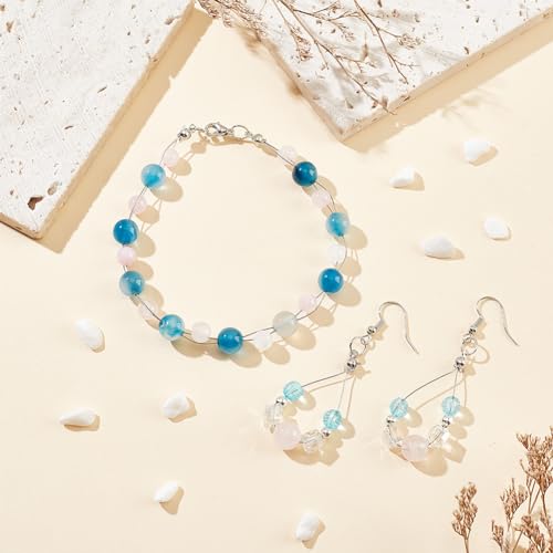 BENECREAT 240-Feet 0.015inch (0.38mm) 7-Strand Bead String Wire Nylon Coated Stainless Steel Wire for Necklace Bracelet Beading Craft Work