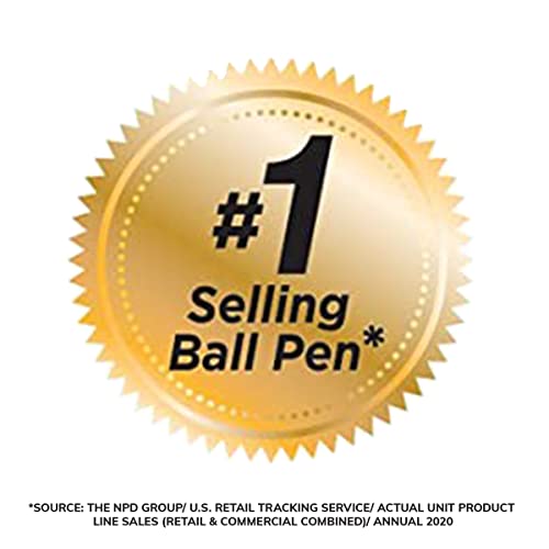 BIC® Round Stic® Xtra Life Ball Point Pen, Black, 36 Pack