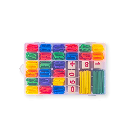 SYMPABASIC SOUFFAHOUSE Plastic Organizer Container Box 36 Compartments Jewelry Storage Box with Adjustable Dividers (1 Pack)