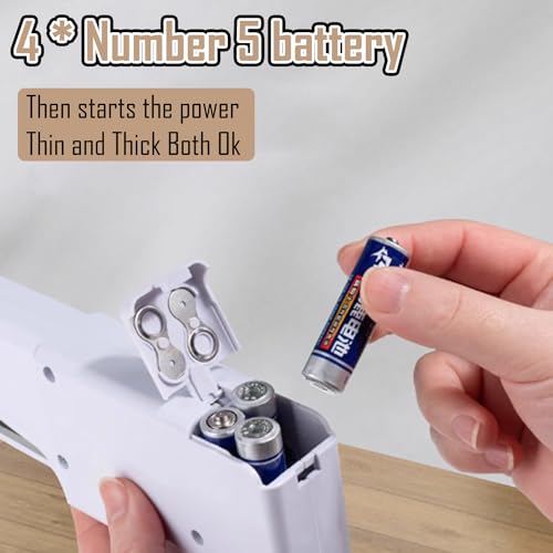 Handheld Sewing Machine, Sewing Machine for Beginners, Battery and USB Operated Mini Sewing Machines, Easy to Operate Portable Sewing Machine for Beginners(White)
