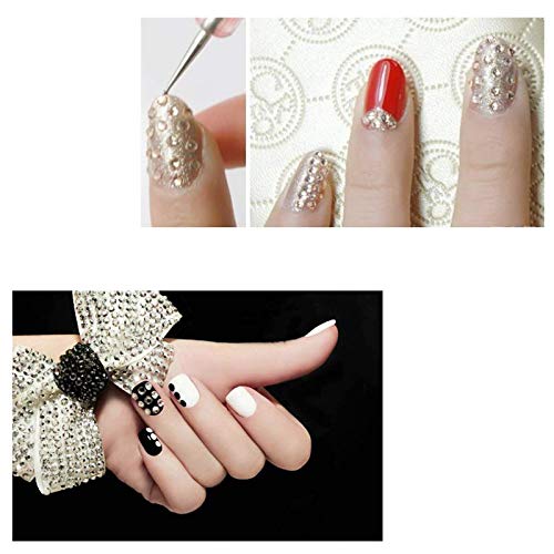 Self-Adhesive Rhinestone Stickers,15 Colors 900pcs,DIY Face Gems Body Stickers Nail Makeup 3mm 4mm 5mm Festival Carnival Embellishments for Crafts 1pcs