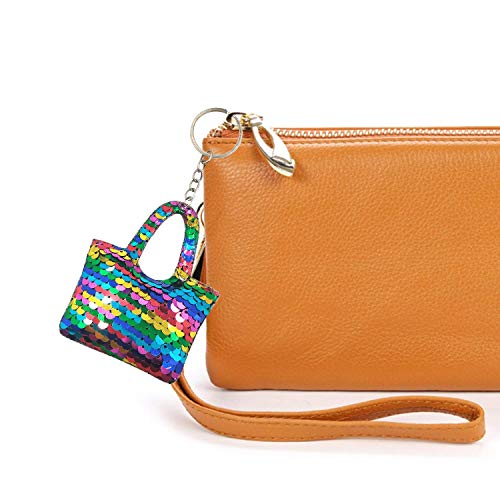 GuassLee 20pcs Flip Sequin Keychain Party Favors for Kids Girls Backpack Unicorn Mermaid Keychains for Kids Birthday Goody Bag Fillers Easter Halloween Party Favors Basket Stuffers Gifts