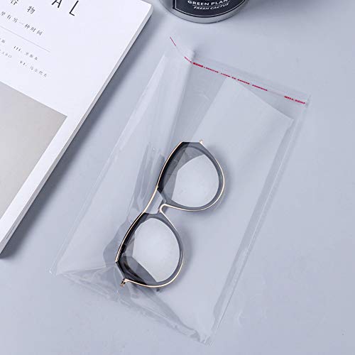 Self Sealing Cookie Bags,6x9 Inches 200 Pcs Clear Resealable Cellophane Bag for Packaging Gifts,Favors,Products,Candy