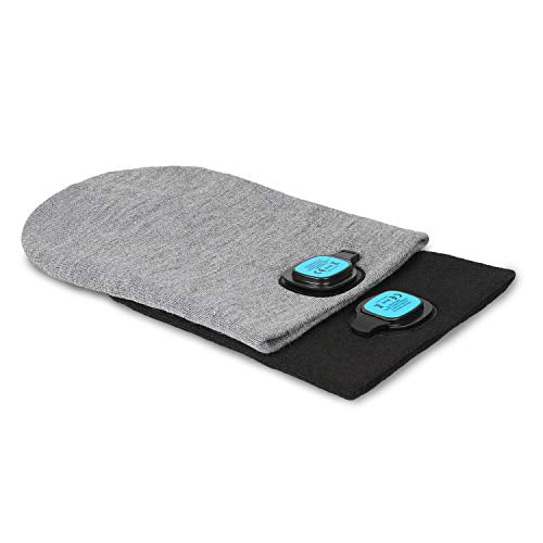 PRAVETTE Unisex Beanie with Light Gifts for Men Dad Father Husband USB Rechargeable Hands Free LED Headlamp Cap Mens Gifts A-Black