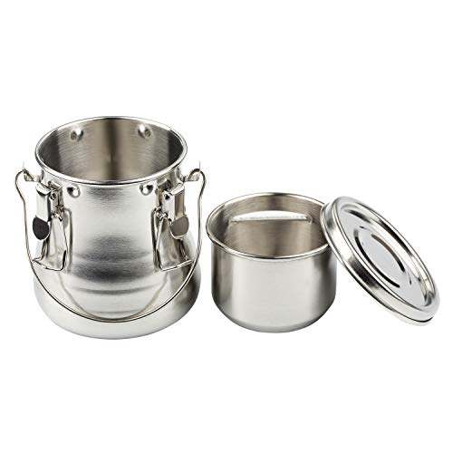 MYARTOOL Paint Brush Washer, Portable Leak-Proof Brush Cleaner with Lid and Filter Screen, 4.7" tall x 4.4" dia.