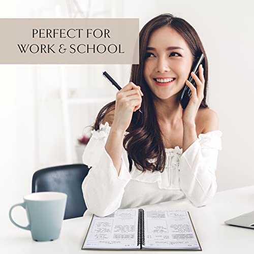 Simplified To Do List Notebook - Aesthetic Daily Planner to Easily Organize Your Tasks And Boost Productivity - Stylish Undated Planner And School or Office Supplies For Women