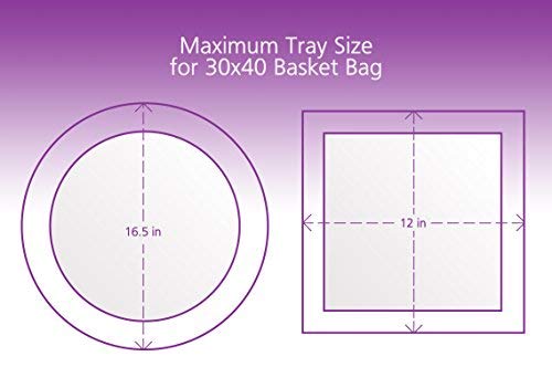 Purple Q Crafts Clear Basket Bags, 5 Pack Large Clear Cellophane Wrap for Baskets & Gifts 30"x 40" 1.5 Mil Thick (5)