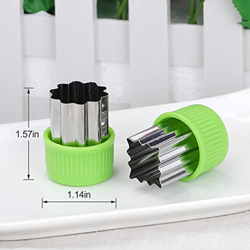 NEW LIVE 35 Pack Cookie Cutters Vegetable Fruit Cutter Shapes Stamps Mold Mini Cookie Cutters