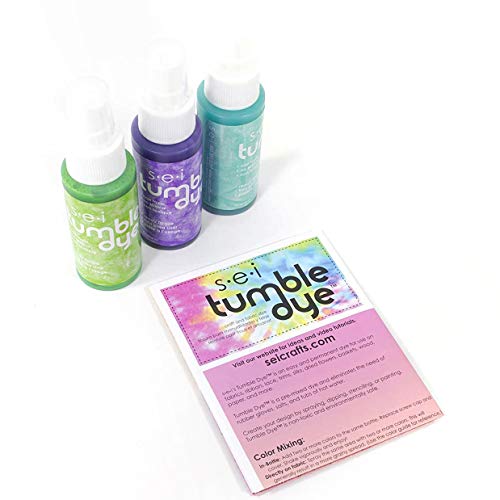 S.E.I. Spring Tie-Dye Kit, Fabric Dye Spray, 3 Colors