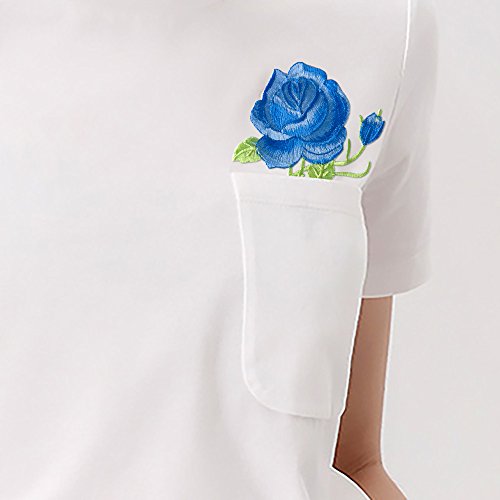 Coopay 16 Pieces Flowers Butterfly Sunflowers Iron on/Sew on Patches Rose Embroidery Applique Patches for Arts Crafts DIY Decor, Jeans, Jackets, Clothing, Bags