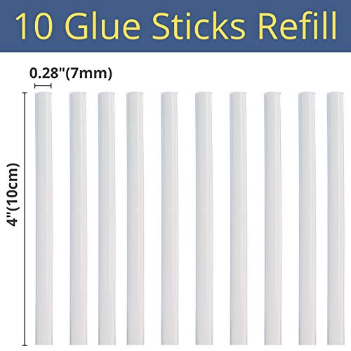 Mr. Pen- Glue Gun, Hot Glue Guns, with 10 Glue Gun Sticks, Glue Gun and Sticks Set, Hot Glue Gun Mini, Mini Glue Gun, Craft Glue Gun, Hot Glue Gun Set, Glue Gun Kit, Small Glue Gun, Mini Hot Glue Gun