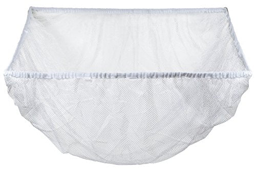 Handy Laundry Jumbo Toy Hammock, White, Organize Stuffed Animals & Children's Toys with This Mesh Hammock, Great Decor, Neatly Organizing Kid's Toys and Stuffed Animals, Expands to 5.5 feet, (2-Pack)