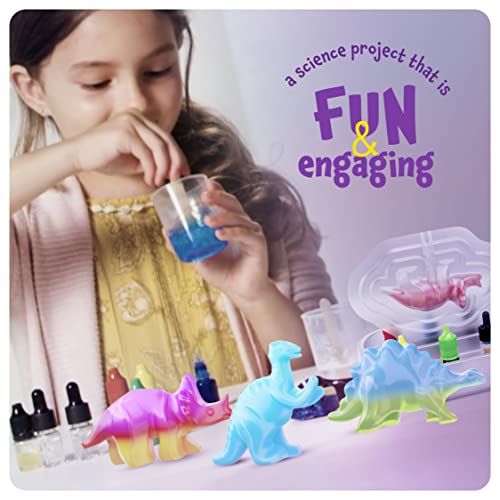 Dinosaur Science DIY Craft Kit - STEM Toys for Kids Ages 3-12 - Soap Making, Gifts for Boys and Girls