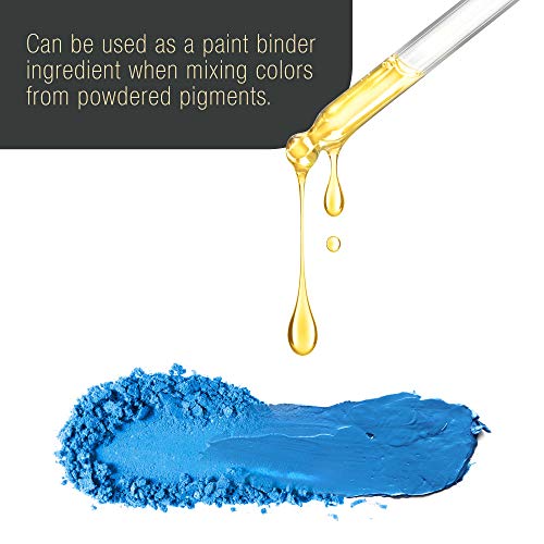 U.S. Art Supply Refined Linseed Oil, 125ml / 4.2 Fluid Ounce Container