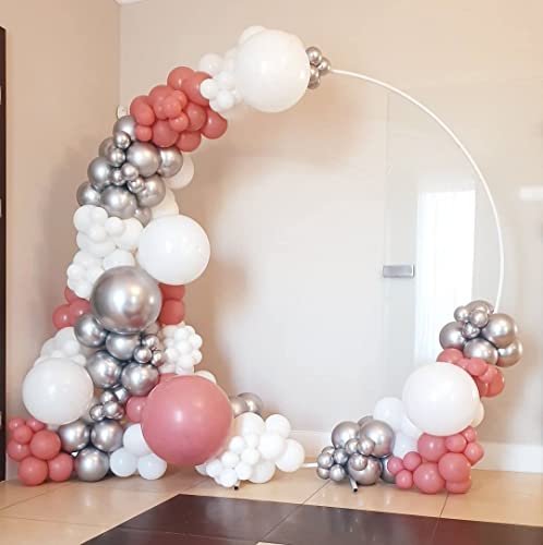 WXX 95pcs White Balloons Different Sizes 18 12 10 5 Inch for Garland Arch,Premium Party Latex Balloons for Birthday Party Graduation Wedding Anniversary Baby Shower Party Decoration
