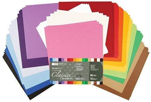 Astrodesigns/Creative Collection Starter Kit Cardstock, 12" x 12", 65 lb/176 gsm 18-Color Assortment, 72 Sheets (46408-03)