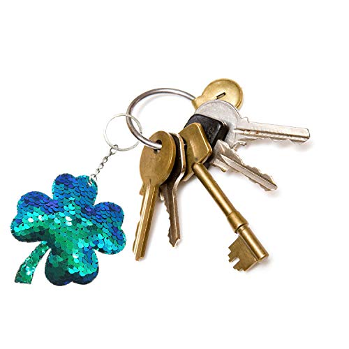 GuassLee 20pcs Flip Sequin Keychain Party Favors for Kids Girls Backpack Unicorn Mermaid Keychains for Kids Birthday Goody Bag Fillers Easter Halloween Party Favors Basket Stuffers Gifts