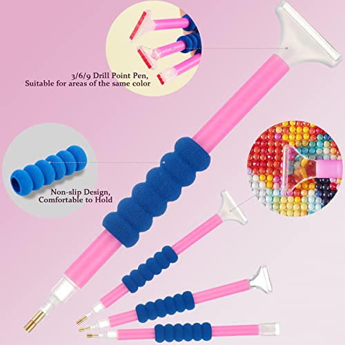 Douorgan Diamond Painting Storage Containers 60 Slots Diamond Painting Accessories and Tools Portable Diamond Painting Organizer Shockproof Diamond Art Storage Case Jewelry Beads Storage Box