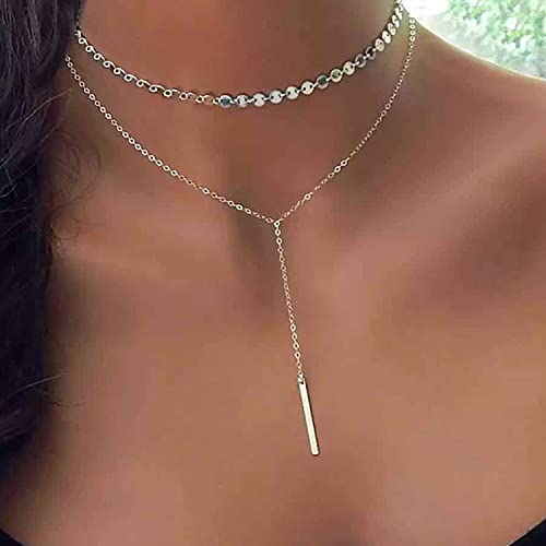 Jishi Chains Jewelry Making Supplies, 60ft Cable Link Chains for Making Jewelry Necklace Earring Bracelet Findings DIY Craft Kit for Adults, 6-Color 2mm Gold Silver Copper Plated Metal Link Rolls Bulk