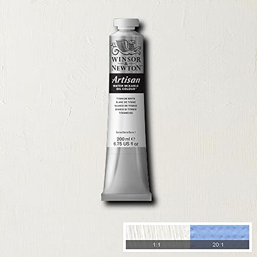 Winsor & Newton Artisan Water Mixable Oil Colour, 6.75-oz (200ml), Titanium White