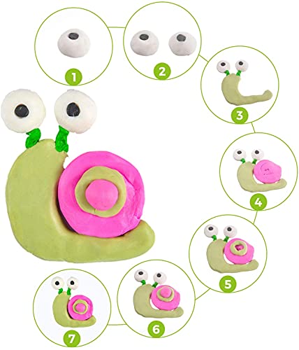 ifergoo Polymer Clay Kits, Oven Bake Clay Model Clay, Safe and Non-Toxic DIY Modeling Clay, Sculpting Clay Tools and Accessories,Ideal Gift for Children, Adults and Artists