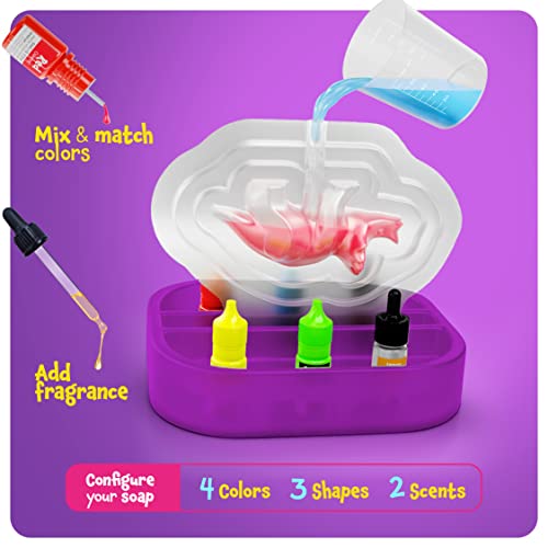 Dinosaur Science DIY Craft Kit - STEM Toys for Kids Ages 3-12 - Soap Making, Gifts for Boys and Girls