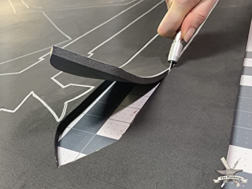 EVA Foam Cosplay - 5mm (1mm to 10mm) - Black or White - 14" x 39" Sheet - Ultra High Density Craft Foam 85 kg/m3 - by The Foamory