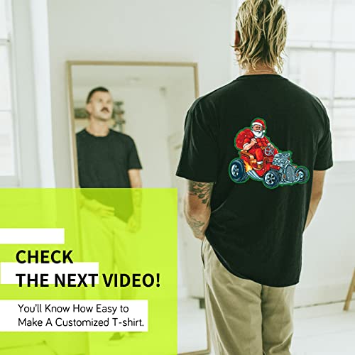 Koala Heat Transfer Paper for T-Shirts - 10 Sheets of Dark Fabric Iron-On Vinyl, 8.5"x11" Printable Heat Transfer Vinyl, Transfer Paper for Dark Fabric