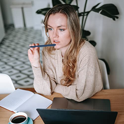 WY WENYUAN Pens, Fine Point Smooth Writing Pens, Personalized Ballpoint Pens Bulk, Flair Teacher Pens, Black Ink 1.0 mm Journaling Pen, Aesthetic Gift School Office Supplies for Note Taking