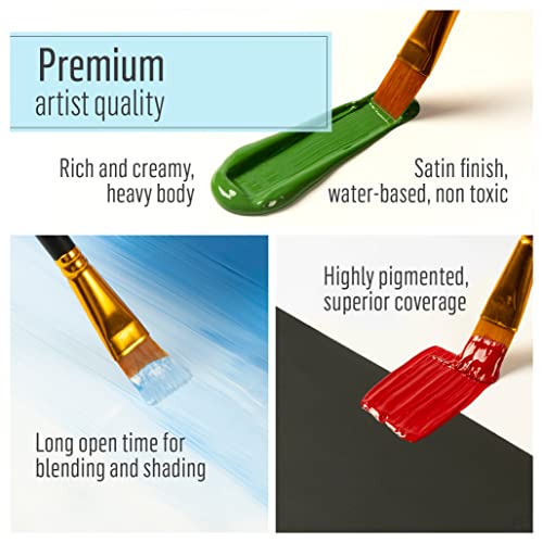 FolkArt Multi-Surface Acrylic Paint in Assorted Colors (2 oz), 2896, Bright Pink