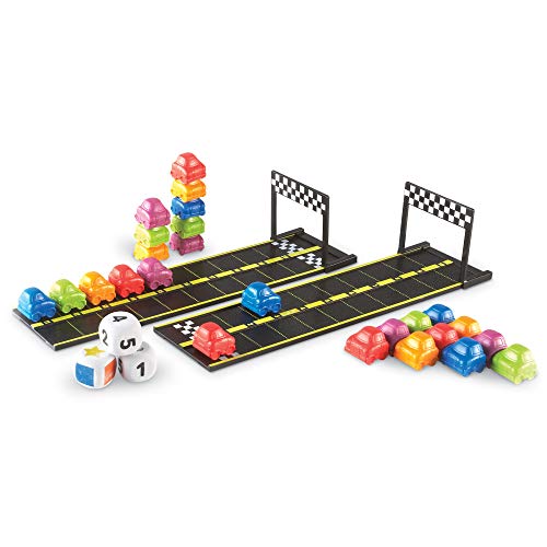 Learning Resources Mini Motor Math Activity Set, Homeschool, Includes Counting, Pattern, Addition and Subtraction Activities, 31 Pieces, Ages 4+