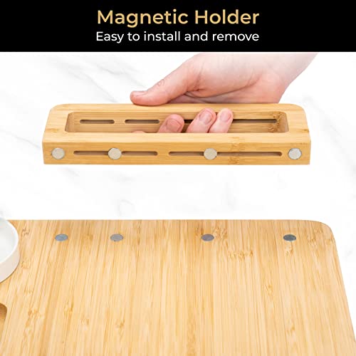 SMIRLY Charcuterie Boards Gift Set: Large Charcuterie Board Set, Bamboo Cheese Board Set - Unique Mothers Day Gifts for Mom - House Warming Gifts New Home, Wedding Gifts for Couple, Bridal Shower Gift