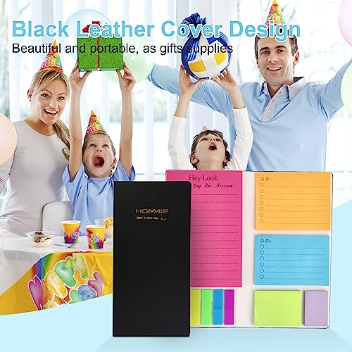 Hommie to-Do List Sticky Notes, 410 Sheets Self-Stick Note Pads, Adhesive Memo Work Assorted Daily Notepad for Planner Reminder Studying and Adhesive Memo Lined Notepad, Home Office Supplies