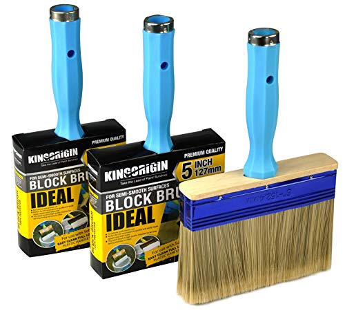3 Pack (4,5,6inch) Heavy Duty Professional Stain Brush,Paint Brush,Paint Brushes,Double Thick 1.18 inch,Fence Brush,Paint Brush for Walls,Painters Paint Brush
