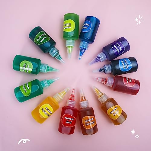 Meland Tie Dye Kit with 3 White T-Shirts, 18 Colors DIY Fabric Tye Dye for Clothes, Arts and Craft for Kids Girls Age 8-12 Year Old, Birthday Christmas Gift for Girls 4,5,6,7,8,9,10,11,12 Year Old