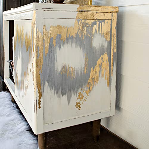 YongBo Gold Leaf Sheets, 100 pc 5.5" Gold Foil Paper for Arts Craft, Painting, Gilding, Slime, Nail Design, Furniture Decoration