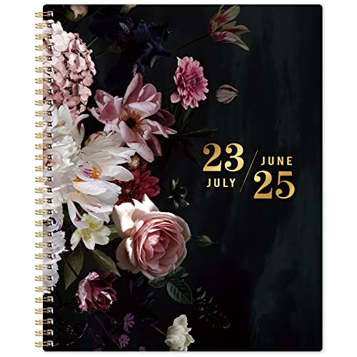 Monthly Planner/Calendar 2023-2025 - 2 Year Monthly Calendar 2023-2025 Planner, Jul. 2023 - Jun. 2025, 9'' x 11'', Large Monthly Planner with Monthly Tabs, Twin-wire Binding, Useful Inner Pocket
