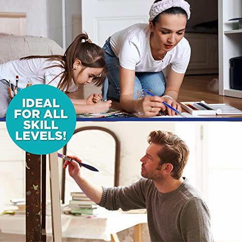 Horizon Group USA 8x10 Canvas Panel Boards Value Pack of 12, Primed, Perfect for Painting Projects, Watercolor, Oil & Acrylic Paints, Paint Canvas for Kids, Students, & Professionals