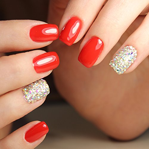 2000 Pieces Flat Back Gems Round Crystal Rhinestones 6 Sizes (1.5-6 mm) with Pick Up Tweezer and Rhinestones Picking Pen for Crafts Nail Face Art Clothes Shoes Bags DIY (Crystal AB)