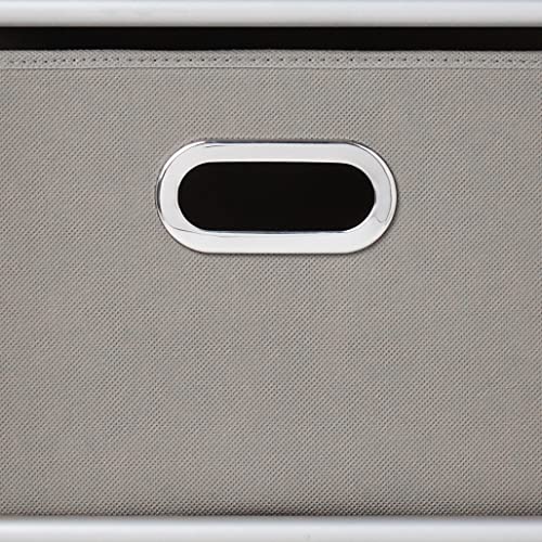 Honey-Can-Do 3 Drawer Rolling Cart - Gray CRT-06248 Grey 11.5 in L x 16.125 in W x 35.5 in H (29.2 cm L x 41 cm W x 90.2 cm H)