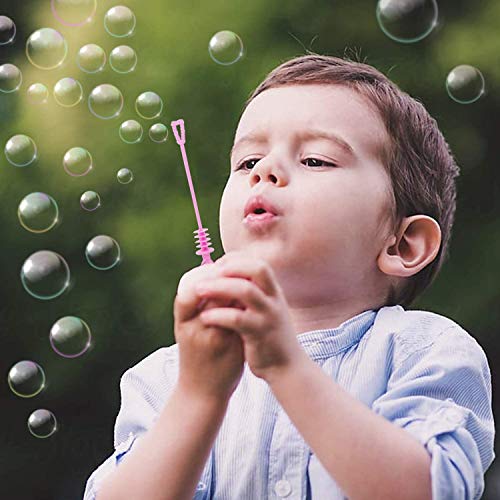 ANYIDEA Valentines Day Cards for Kids Gifts - 32 Bubble Wands 32 Valentines Cards 80 Sticker Dots, Valentine's Day Party Favors, Animal Kids Vday Cards for School Valentines Classroom Exchange