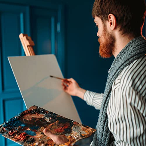 Academy Art Supply Stretched Canvas (11x14) - Blank Canvas for Painting Bulk Pack of 7 - Acid-Free White Canvas Panels - Ideal for Painters, Students, Kids