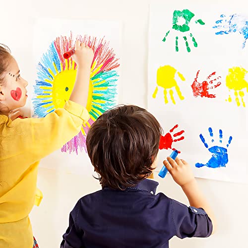 Tempera Paint Sticks, 30 Colors Solid Tempera Paint for Kids, Super Quick Drying, Non-Toxic, Works Great on Paper Wood Glass Ceramic Canvas