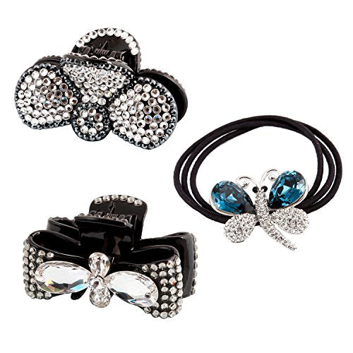 2000 Pieces Flat Back Gems Rhinestones 6 Sizes (1.5-6 Mm) Round Crystal Rhinestones with Pick up Tweezer and Rhinestones Picking Pen for Crafts Nail Clothes Shoes Bags DIY Art (Clear)