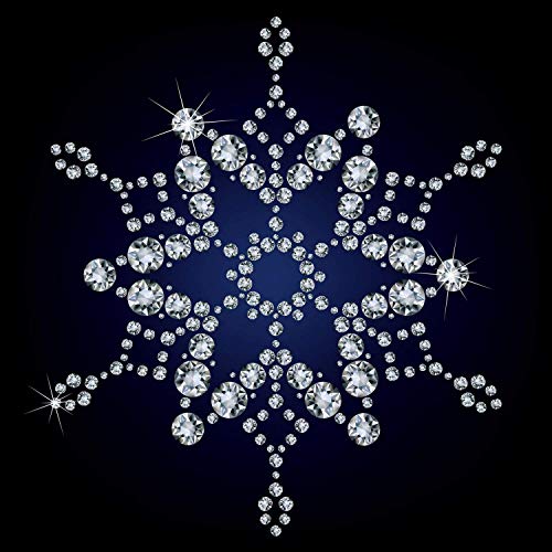 Onwon 144 Pieces SS40 / 8mm Clear Crystal Flat Back Brilliant Round Rhinestones Glass Stones Glitter Gems Transparent Faux Diamond (Clear)