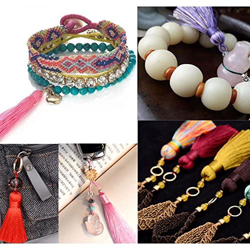 TONIFUL 1mm x 100 Yards Gold Nylon Cord Satin String for Bracelet Jewelry Making Rattail Macrame Waxed Trim Cord Necklace Bulk Beading Thread Kumihimo Chinese Knot Craft